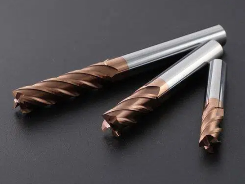 韩国yg涂层合金铣刀加长型emc55四刃钨钢铣刀